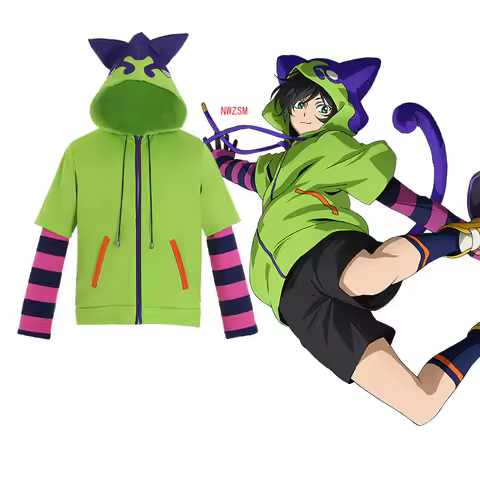 SK8 the Infinity Miya Chinen Hoodie Cosplay Costumes Hooded Zipper Sweatshirt Anime SK Eight Streetw