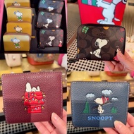 Coach Wallet Women Coach Short Wallet Snoopy Women Short Wallet Coin Wallet CE704