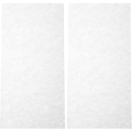 SUPVOX 2pcs Inlay Material White Mother of Shell Blanks Sheet Rectangle Inlay Material for Guitar