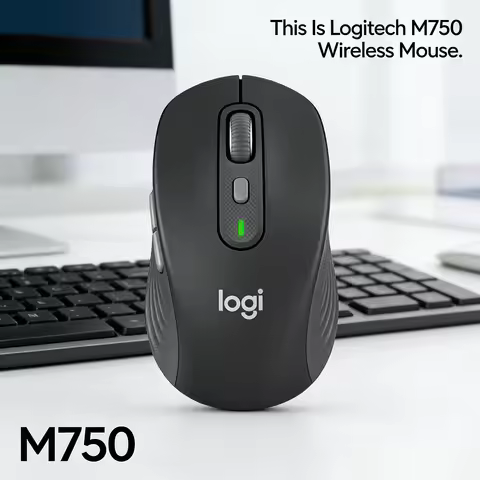 Logitech M750 Intelligent Wheel Wireless Mouse Adjustable DPI Personalized Button Functions G304/G20