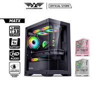 Armaggeddon Aquaron MATX Transparent view Gaming Casing Chassic PC Case