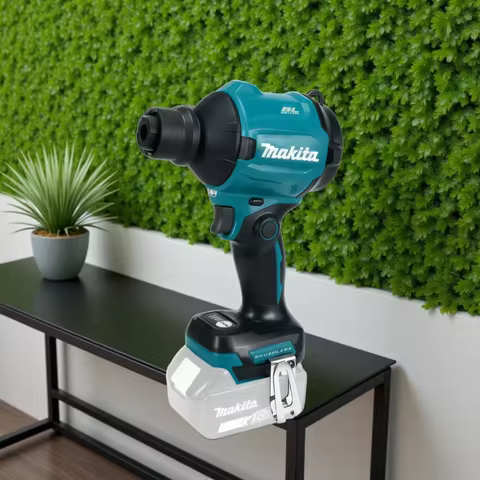 Makita DAS180Z 18V LXT Brushless Cordless Air Blower 5 Nozzles - Clean Dust/Leaves/Cars/Electronics 
