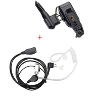 Earpiece and earpiece Audio Adapter to Headset PTT Speaker Mic for Motorola GP328Plus GP688 EX500 EX