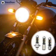HUAIHAO H4 BA20D P15D Motorcycle Headlight LED Spot Light Headlight Projector Lens Bulb Motorbike Bu