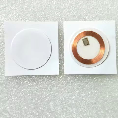 10pcs125 KHZ paper label Sticker Tags RFID Read Only Tk4100 EM4200 Proximity Round Sticker Dia25/30m