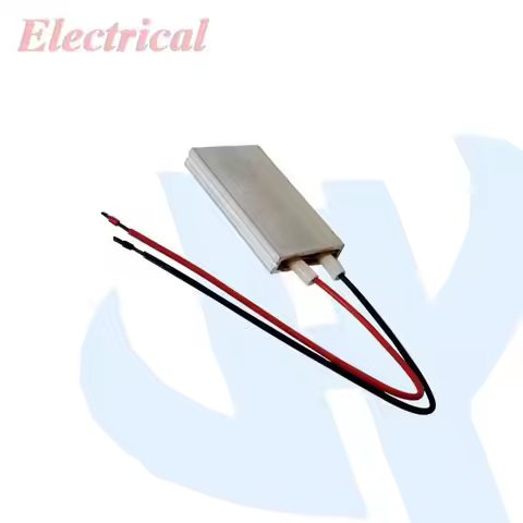 1pc 35x20x5mm Aluminum Case Heater PTC Thermostatic Heating Plate Polyimide Film 35*20*5mm DC/AC 5V 