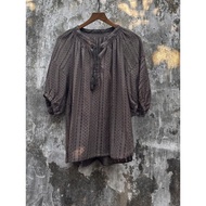 Moss green shirt with round neck frs T5049