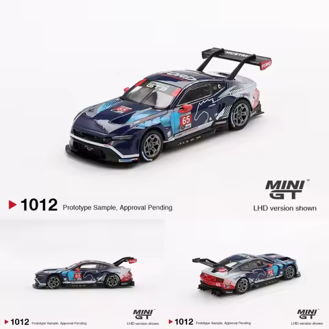 PreSale MINIGT 1012 1:64 Ford Mustang GT3 #65 Ford Multimatic Motorsports Diecast Car Model Collecti