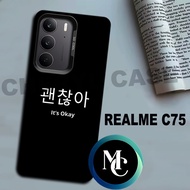 CC21/ case Hand phone REALME C75/Calligraphy Motif/casing REALME C75/kesing REALME C75/silicon REALM