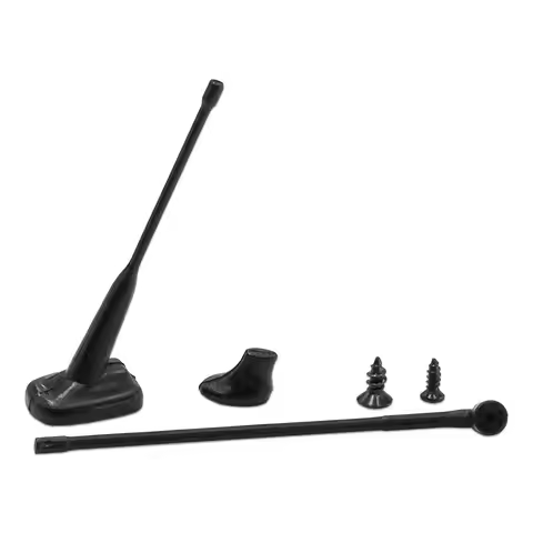 Simulation Antenna for Tamiya 1/14 RC Truck Scania Actros MAN Volvo, Realistic Detail Upgrade to Enh