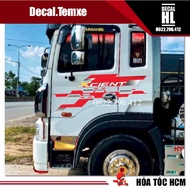 Bộ tem dán xe tải Xcient  Tem Xcient dán trang trí xe tải