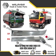 NISSAN UD CD45 CD48 CW520 CH520 GE13 PKD211 DOOR VISOR CHROME SET LORI LORRY TRUCK TRAILER