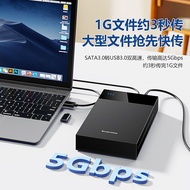 3.5" USB3.0 Tool-Free SATA HDD/SSD Enclosure for Desktop 20TB External Storage