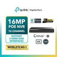 TP-Link 16MP CCTV 16 Channel PoE+ NVR (16CH IP CCTV Network Video Recorder) VIGI NVR2016H-16MP