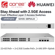Huawei eKit S310S-24P4JX 26PN4JX 8P4JX 10PN4JX Managed PoE+ Switch 10G SFP+ Gigabit Managed Switch