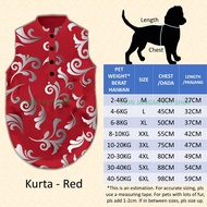 READY STOCK Pet Kurta for 2025 Deepavali Diwali - Big Dog Cat Clothes Shirt Baju Kucing Jantan