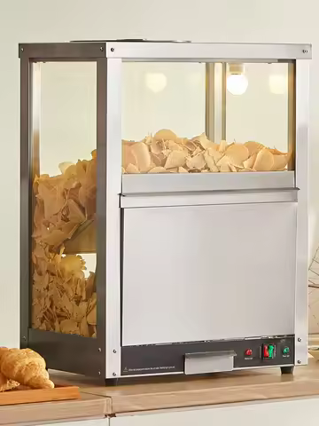 SucceBuy Commercial Nacho Chip Warmer 84.5QTNacho Machine Deflection Board Stainless Steel for Nacho