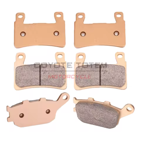 Motorcycle Metal Sintered Front and Rear Brake Pads for Honda CB400 CBR600 F2 F3 F4I CBR 900 RTV 100