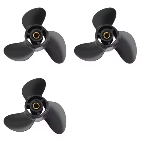 UI-3X Outboard Propeller For Tohatsu Mercury Mariner 4Hp 5Hp 6Hp 7.8X9 Boat Screw 3 Blade 12 Spline 