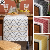 Luxury Thick Cotton Linen Table Runner 4 6 8 Seater Table Runners Cloth for Center Table Dining Tabl