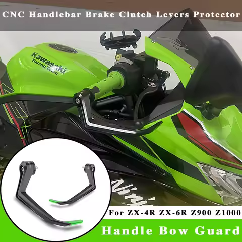 For Ninja 400 500 ZX-4R/RR ZX-6R Z900 Z1000 ZH2 Motorcycle Accessories Brake Handle Protects CNC Han