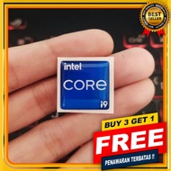 INTEL CORE i9 GEN 11 FLEXIBLE RAISED STICKERS PC STICKERS PROCESSOR STICKERS AESTHETIC STICKERS