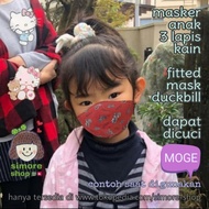 Masker Kain Anak Duckbill Vari Ukuran S (Anak 5-10 thn)