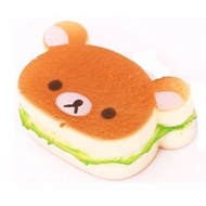 Slow Rising Bear Hamburger Simulation Food Sandwich Squishy Squeeze Toy Relieve Stress