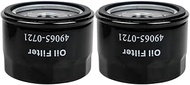 2PCS 49065-0721 Oil Filter Compatible with Kawasaki FR691V FR730V FR651V FR600V FX600V FX730V FS691V