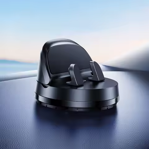 Hipacool One Handed Operation Car Dashboard Phone Mount 360° Rotation Universal Phone Stand Holder f