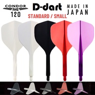 CONDOR AXE 120 Darts Flight - Standard / Small Condor Axe 120 Integrated Dart Flight (SAYAP ARROW)