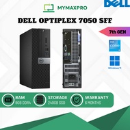 PC i5 Dell Optiplex 7050 SFF Intel Core i5 (7th Gen) / 8GB RAM / 240GB SSD / Win 11 Pro (Refurbished