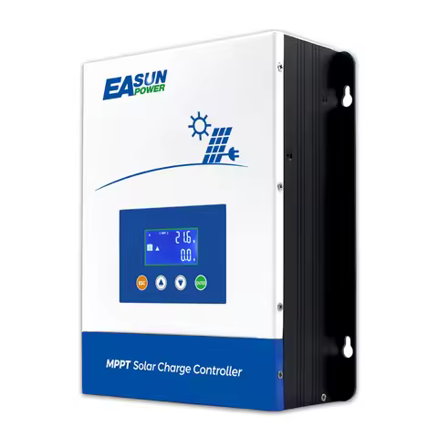 EASUN MPPT Solar Controller 100A 24/48V Solar Charger Battery 36Vsetting Charger Max 150Vdc Back-Lig