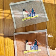 插畫文具收納文網袋A5