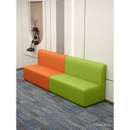 Minimalist with Backrest Storage Cat Scratch Bench Office Rest Area Long Bench Corridor Sofa Chair