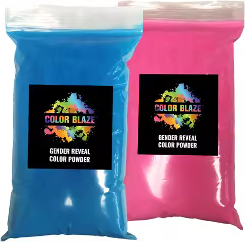 2pounds Baby Gender Reveal Powder Colored Power for Boy or Girl - For Car & Motorcycle Burnout, Colo