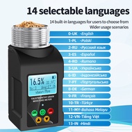 Cup Type Moisture Tester Coffee Bean Moisture Tester Multi-Language Cocoa Bean Tea Vanilla Humidity 