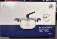 Buffalo 304不鏽鋼20CM湯鍋