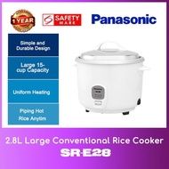 Panasonic SR-E28 2.8L Large Conventional Rice Cooker WITH 1 YEAR WARRANTY