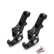 2pcs Motorcycle Accessories Handlebar Helmet Hook Luggage Bag Hook Carrier Hanging Holder For FKM Ve