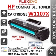 Compatible W1107A W1107X 107A 107X 1107 W1107 NEW CHIP Cartridge for Laser 107A 107W MFP 135a 135w 1