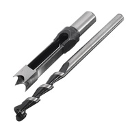 10mm/16mm Square Hole Saw Auger Drill Bit Mortising Chisel Auger Drill Bit WoodWorking Tool