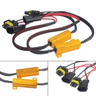 2x H11 H8 Load Resistors Wiring Harness Canbus Decoder For LED Headlight DRL Daytime Running Fog Lig