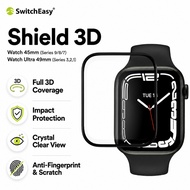 SwitchEasy SHIELD 3D Full Screen Protector for Apple Watch  (44/45/49mm) Ultra (Series 3,2,1)