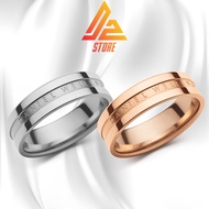 DW v3 Elan ring with name engraved upon request Titanium 316L stainless steel doublebag