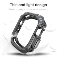 New Silicone Case Cover for iWatch Ultra Case 49MM Frame Protective Bumper for iWatch 8 49mm case Accessories Electroplated Bumper Guard Carbon Fiber Case for iWatch Ultra Case Acc