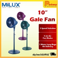 MILUX STAND FAN 10" / 10” KIPAS BERDIRI / KIPAS ANGIN / MILUX GALE FAN 10" / JET AIR GALE FAN (MGF-1
