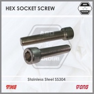 SS304 Stainless Steel L Bolt A2-70 M8 X 12 (SUS304 HEX SOCKET SCREW) M8x12 / 8x12 / L Bolt 8 x 12