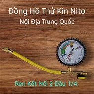 ( Còn hàng_Giá tốt_Chất lượng cao ) Đồng hồ Oxy_Nito_Van điều áp Oxy_Nito chuyên dụng điện lạnh