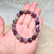 天然彩鋰雲母手串